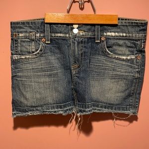 Hudson mini jean skirt size 30
